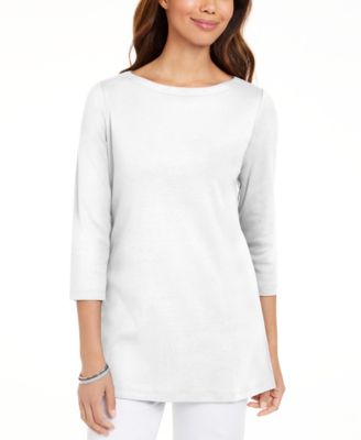 karen scott tunic tops