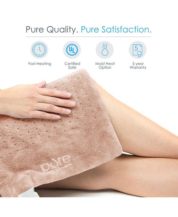 Pure Enrichment PureRelief Deluxe Heating Pad & Reviews Wellness Bed & Bath Macy's