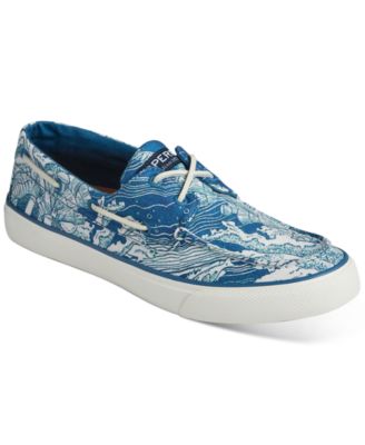 Bahama Coral Print Boat Shoes 