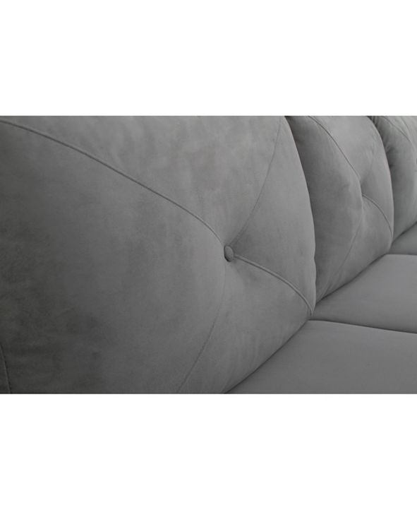 Lifestyle Solutions Harvard 3 Seat Sectional Sofa Upholstered