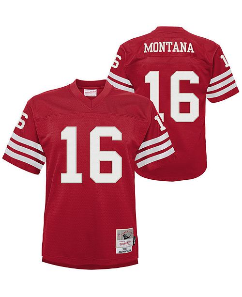 Mitchell Ness Big Boys Joe Montana San Francisco 49ers Legacy Retired Player Jersey Reviews Sports Fan Shop By Lids Men Macy S