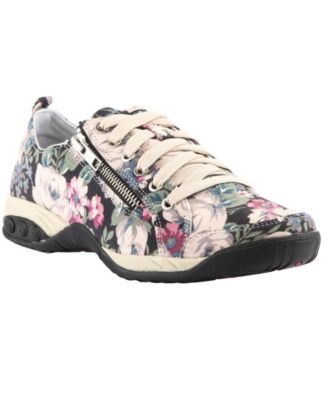 sienna women's side zip sport casual shoe