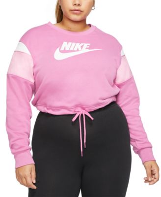 macys plus size nike clothing