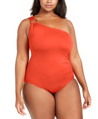 macys plus size bathing suit