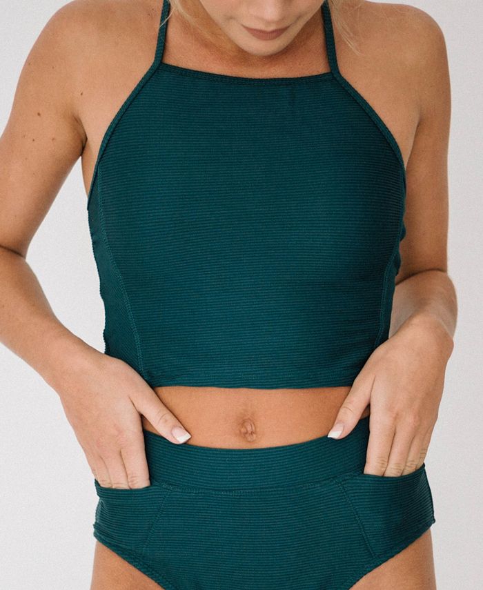 Nani Swimwear Women's Strappy Midkini Swim Top & Reviews Swimsuits