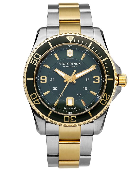 victorinox swiss army maverick stainless steel watch