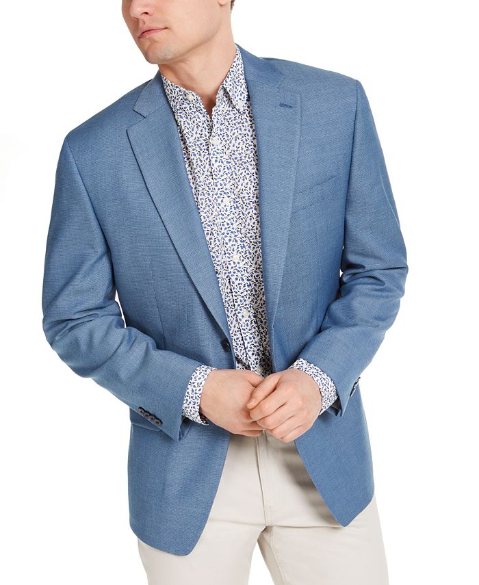 Michael Kors Men's ClassicFit Light Blue Sport Coat & Reviews