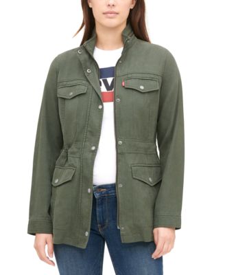 levi's drawstring utility vest