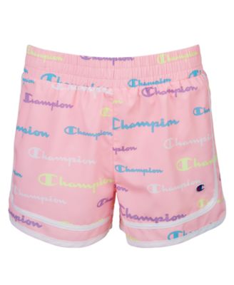 champion big logo shorts