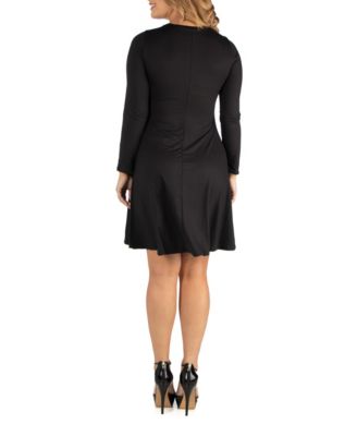 long sleeve t shirt dress plus size