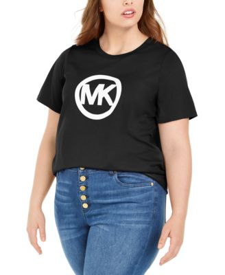 michael kors plus size logo shirt