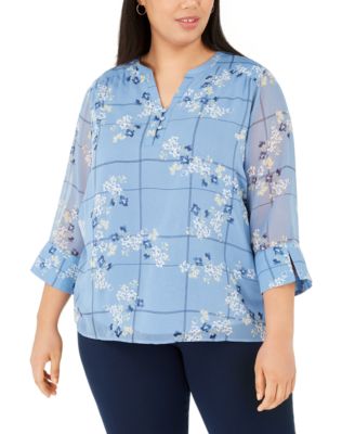 charter club plus size shirts & tops