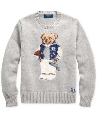 ralph lauren polo bear cotton sweater