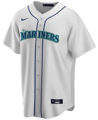 Мужская футболка Nike Seattle Mariners, официальная пустая копия, белого цвета
