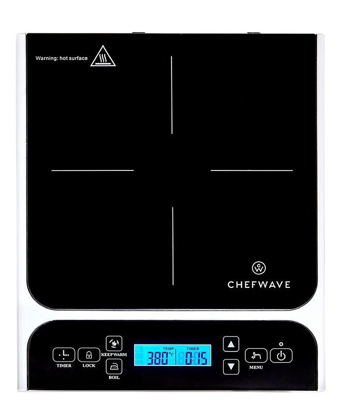 ChefWave Portable Induction Cooktop Countertop Burner and Frying Pan