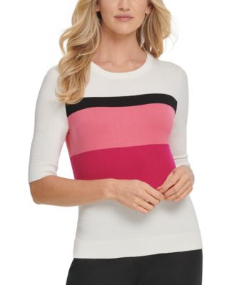 macy's elbow sleeve top