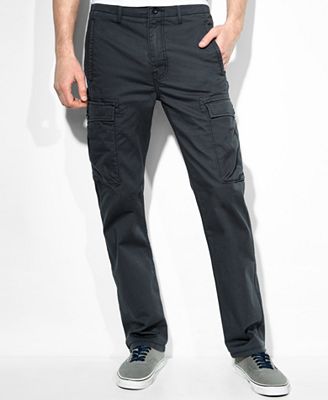 Levi's Slim Straight-Fit Graphite Cargo Pants - Pants - Men - Macy's