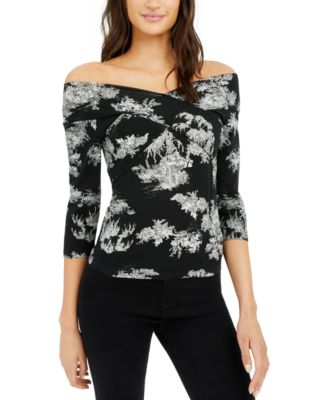 macy's inc off the shoulder tops