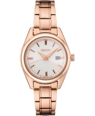 Seiko Women's Essentials Rose Gold-Tone 