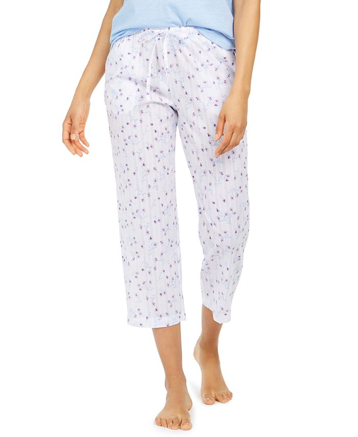 womens cropped pajama pants