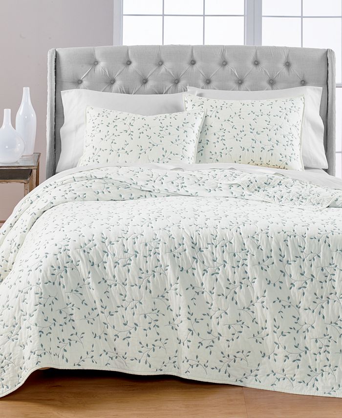 Martha Stewart Collection Closeout Embroidered Leaves Reversible King Cal King Quilt Created For Macy S Reviews Quilts Bedspreads Bed Bath Macy S Chances are you'll discovered one other oversized cal king bedspreads higher design ideas. macy s