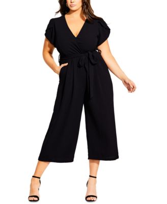 macys plus size white jumpsuits