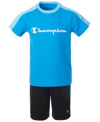 champion shirt and shorts set