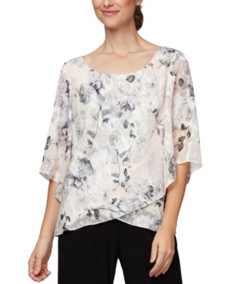 macys chiffon tops