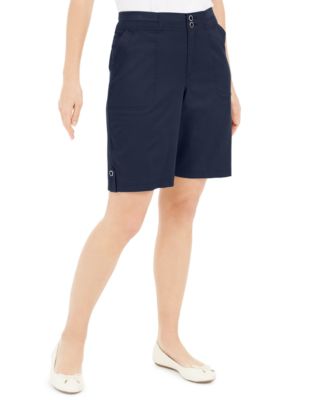 Karen Scott Pull-On Knit Shorts, Created for Macy's - Macy's