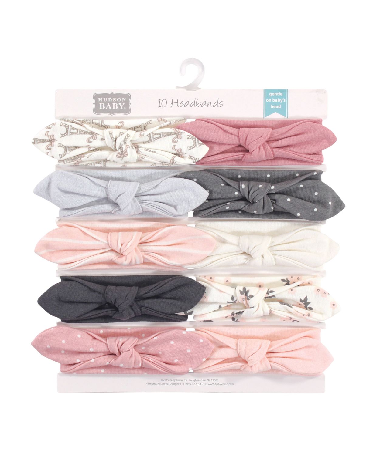 Hudson Baby Baby Girls Paris and Synthetic Headbands, Pack of 10 & Reviews - All Kids' Accessories - Kids - Macy's