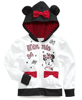 Disney Kids Sweatshirt, Little Girls Minnie Mouse Hoodie - Kids - Macy's