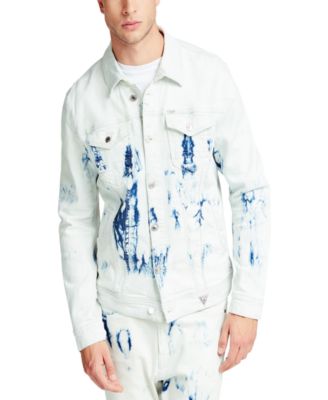 guess denim jacket mens