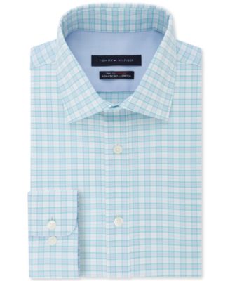 tommy hilfiger athletic fit dress shirt