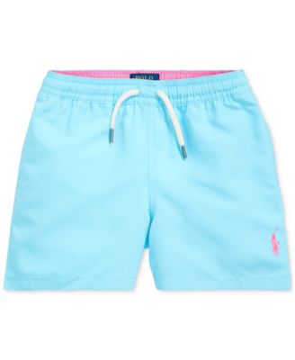 ralph lauren swim shorts blue