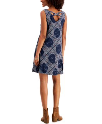 macy's petite denim dresses
