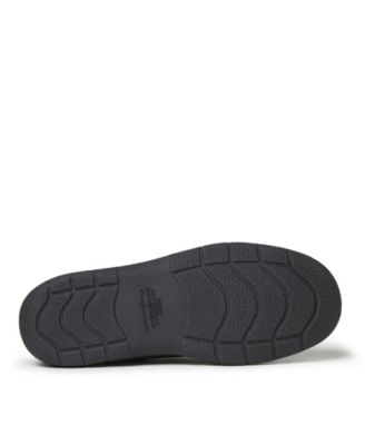 men's dearfoams herringbone closed back slippers