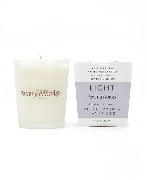 Aromaworks Light Range Petitgrain And Lavender Candle 2 65 Oz Reviews All Perfume Beauty Macy S