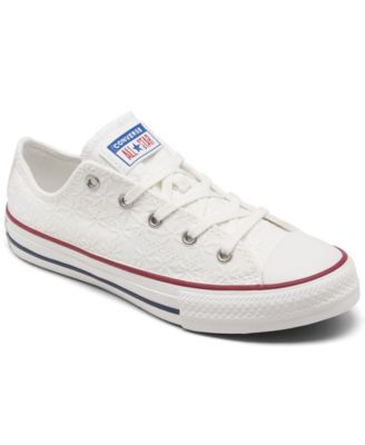 Converse Girls Chuck Taylor All Star Eyelet Casual Shoes from Finish Line \u0026  Reviews - Finish Line Athletic Shoes - Kids - Macy's