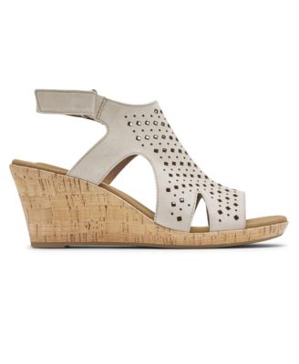 women's briah perforated slingback wedges