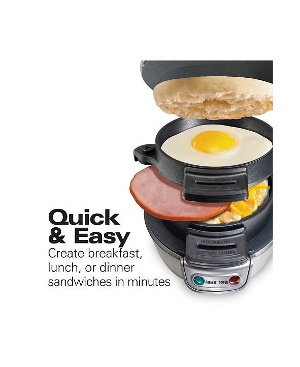 Hamilton Beach Breakfast Sandwich Maker & Reviews Small Appliances Kitchen Macy's