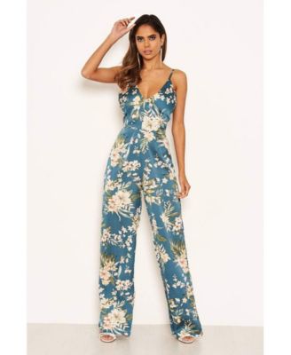 ax paris blue jumpsuit