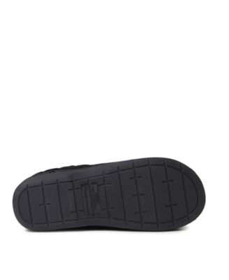 dearfoams women's quilted velour clog slippers