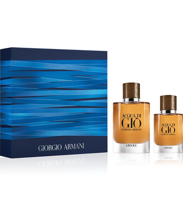 Giorgio Armani Men S 2 Pc Acqua Di Gio Absolu Gift Set Reviews All Perfume Beauty Macy S