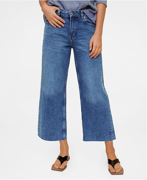 Mango Culotte Jeans Reviews Women Macy S