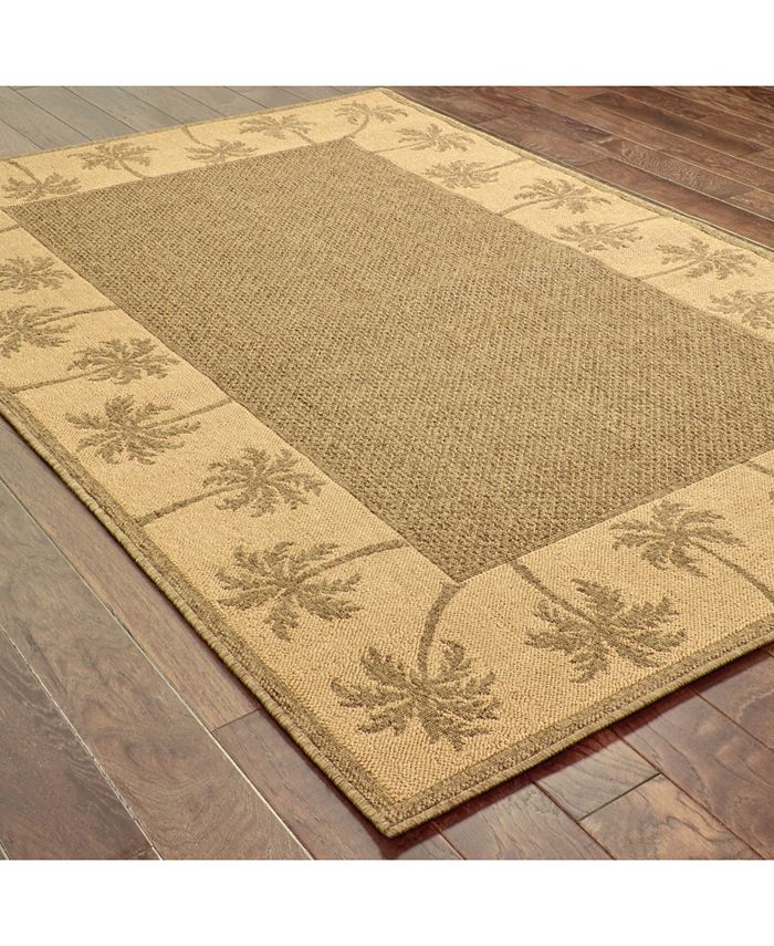 JHB Design Veranda VER03 Tan 5'3" x 7'6" Area Rug & Reviews Rugs Macy's