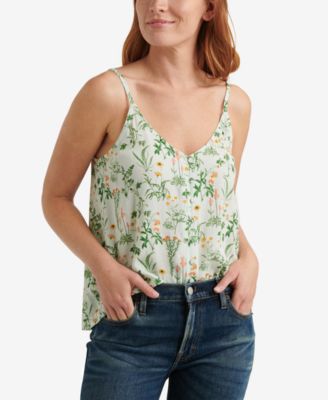 macys plus size lucky brand tops