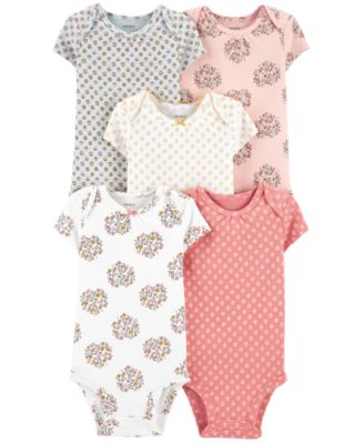 carters baby girl bodysuits