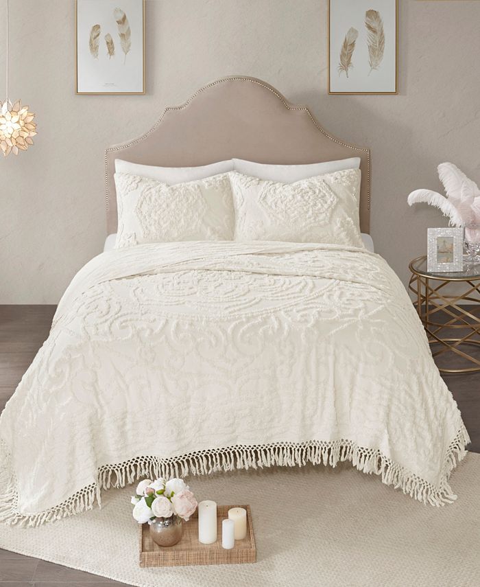 Madison Park Laetitia Chenille 2 Piece Twin Twin Xl Coverlet Set Reviews Quilts Bedspreads Bed Bath Macy S
