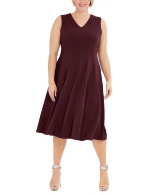 cocktail and party calvin klein plus size dresses