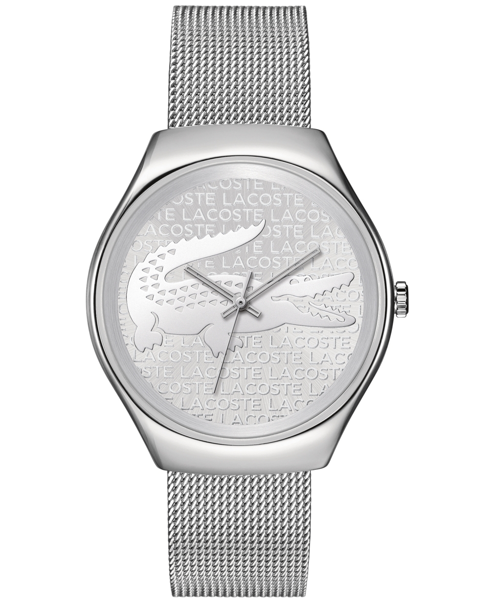 Lacoste Watch, Womens Valencia Stainless Steel Mesh Bracelet 38mm 2000810   Watches   Jewelry & Watches